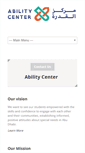Mobile Screenshot of adabilitycenter.org